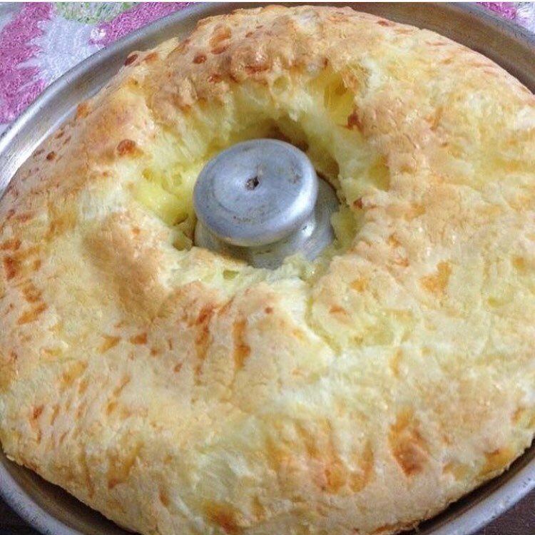 Bolo de Pão de queijo prático e saboroso