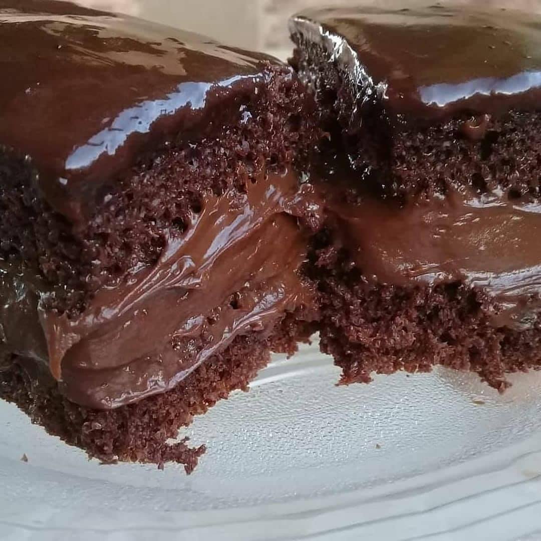 Bolo de chocolate de liquidificador 