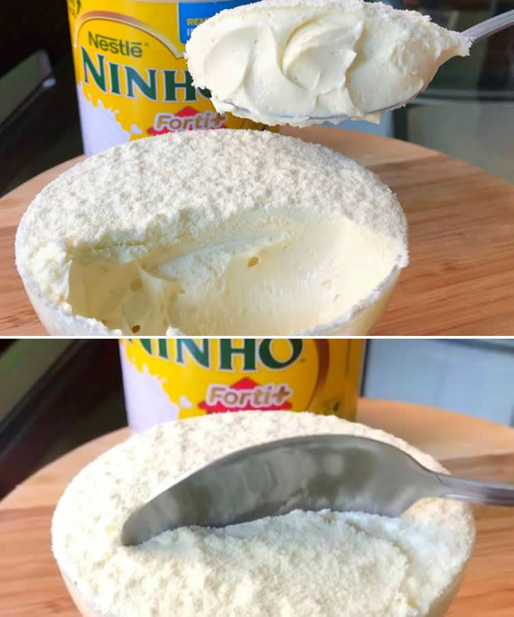 Mousse de Leite Ninho Fácil e Rápido