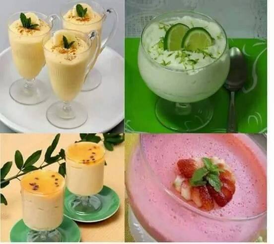 Mousse rápida (vários sabores)