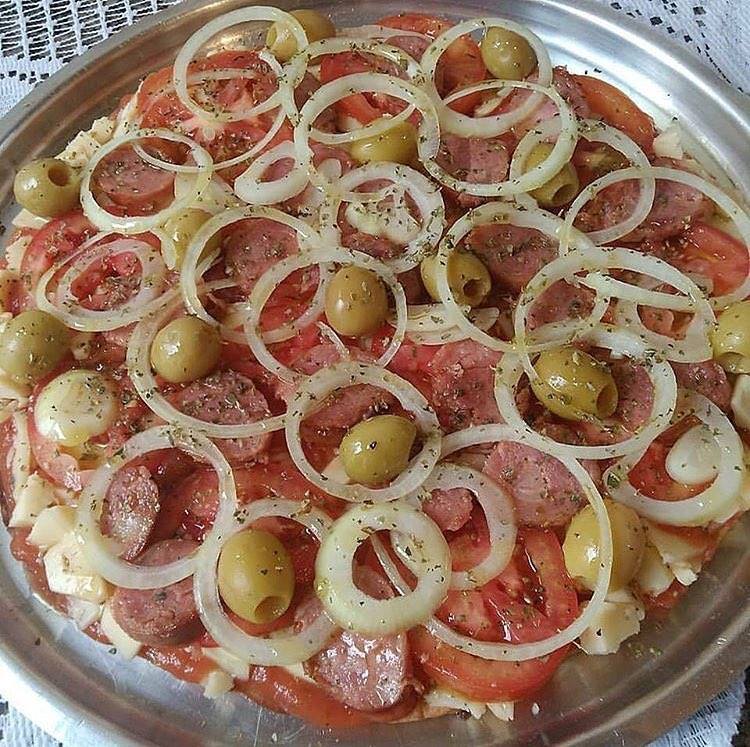 Pizza de Liquidificador fácil