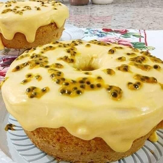 Bolo de Maracujá Maravilhoso