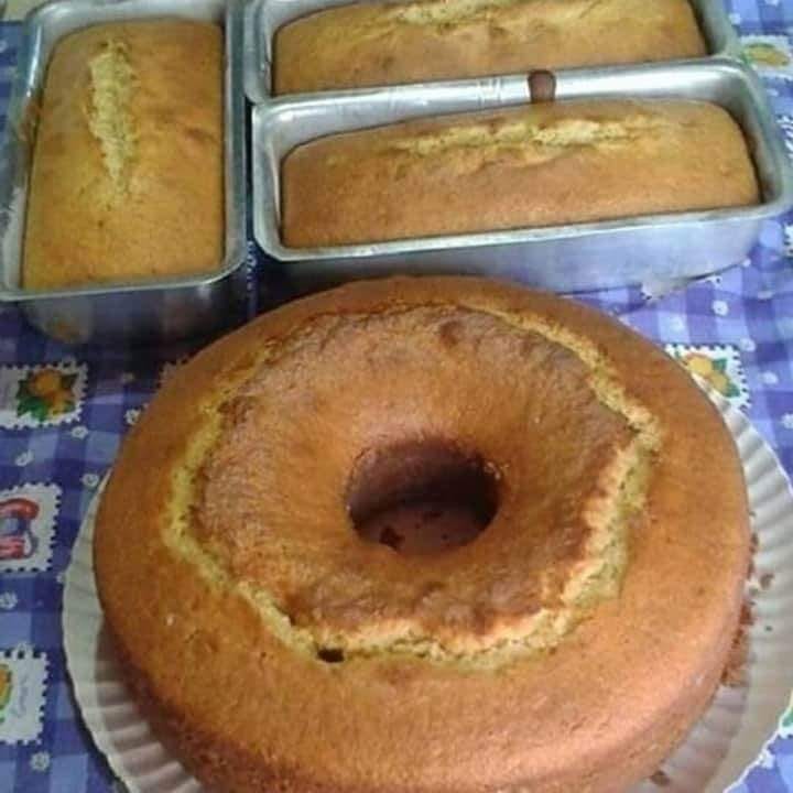 Bolo de Fubá simples