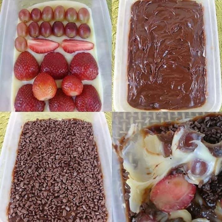 Paleta de leite ninho na Travessa deliciosa