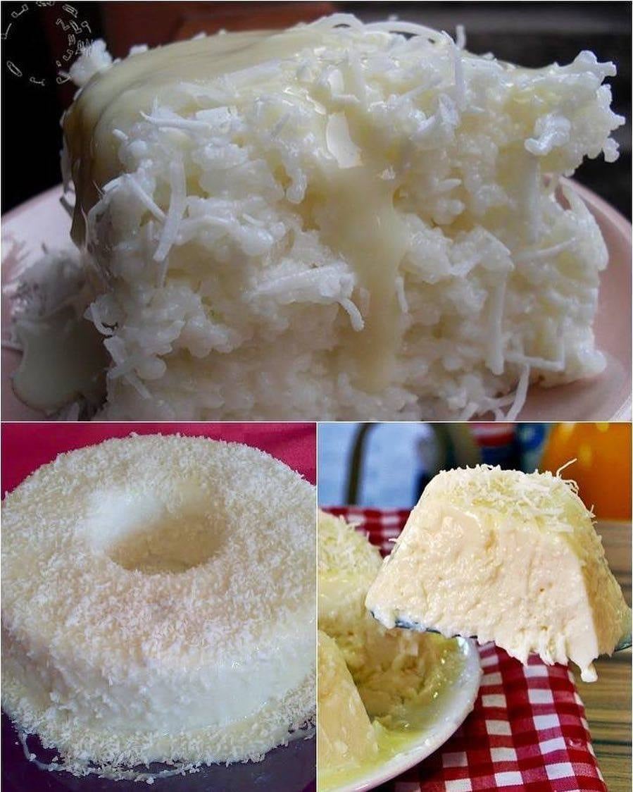 Bolo de Tapioca cremoso (não vai ao forno)