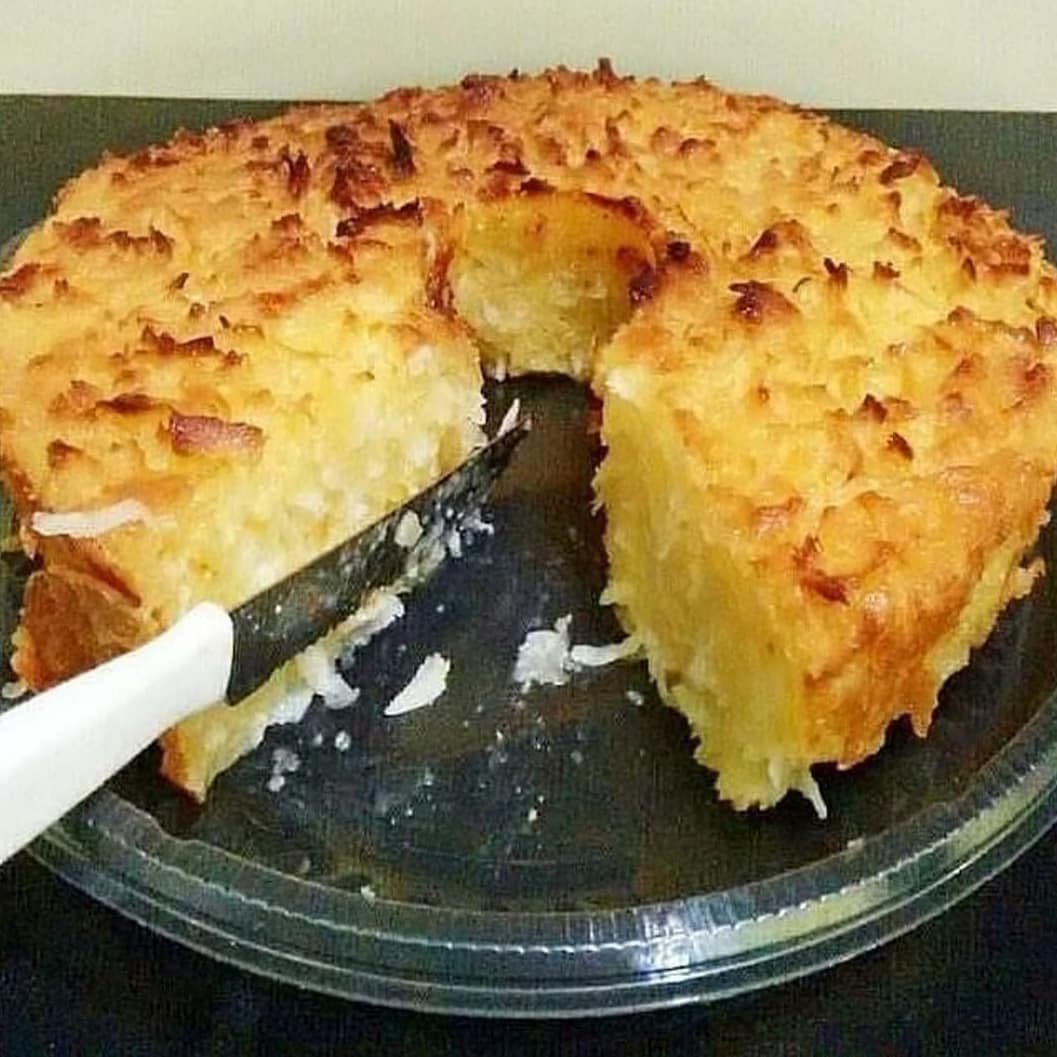 Bolo de Macaxeira ralada