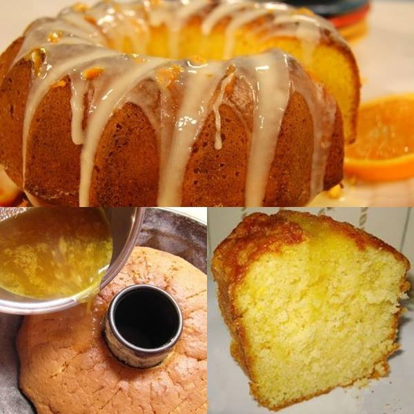 Bolo de Laranja Molhadinho