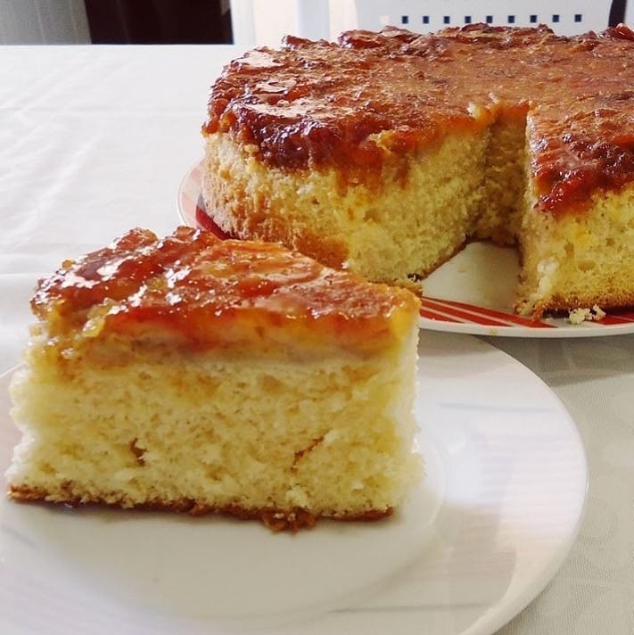 Bolo de Banana caramelizado