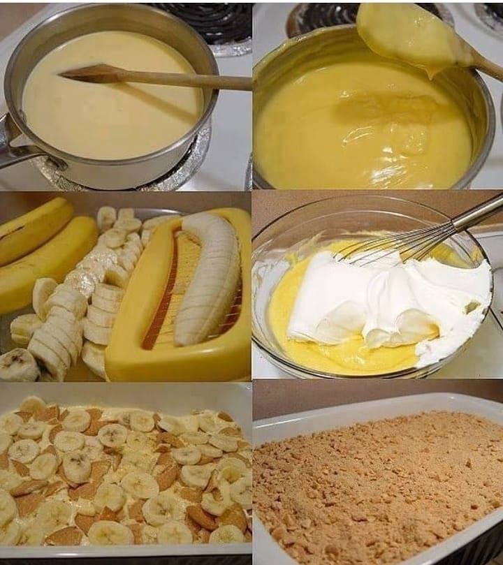 Pavê fácil de Banana delicioso