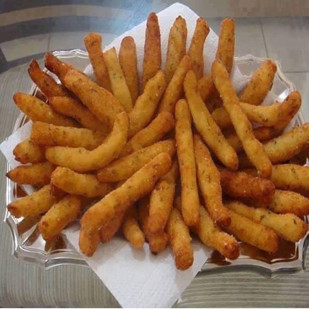 Bolinhos de Batata frita saborosos