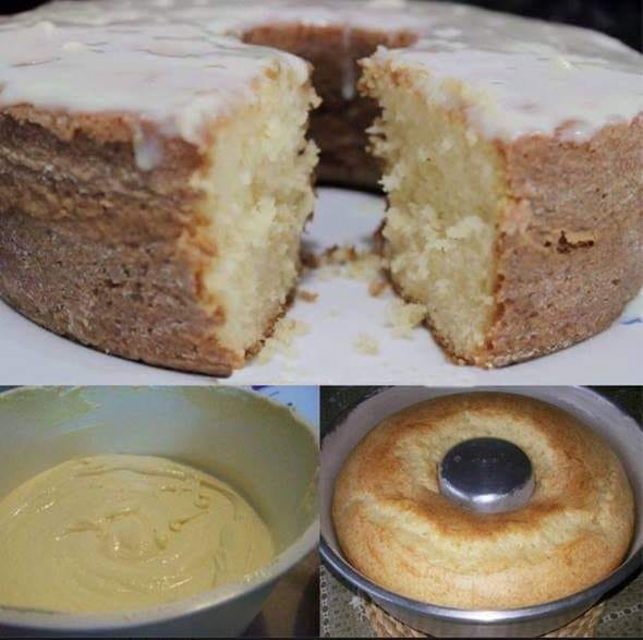 Bolo de leite Ninho