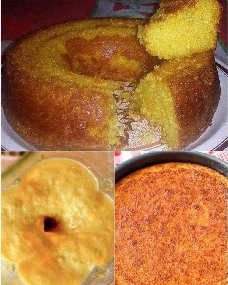 Bolo de Milho Cremoso simples