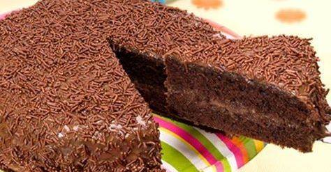 Bolo de brigadeiro fácil sem farinha de trigo