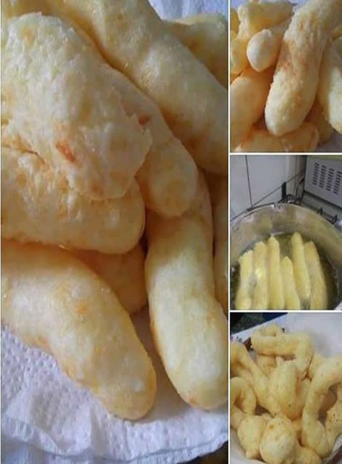 Chipa frita simples (Biscoito de Polvilho Frito)