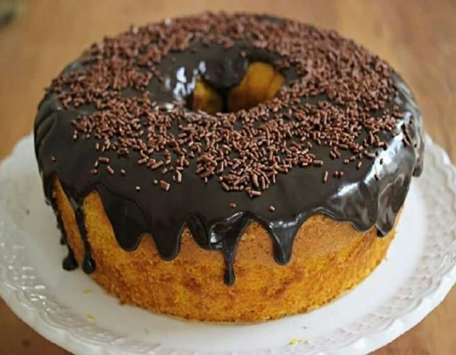 Bolo de Cenoura com Brigadeiro