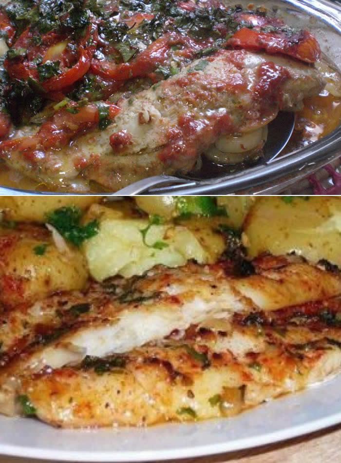 Filé de Peixe ao Forno