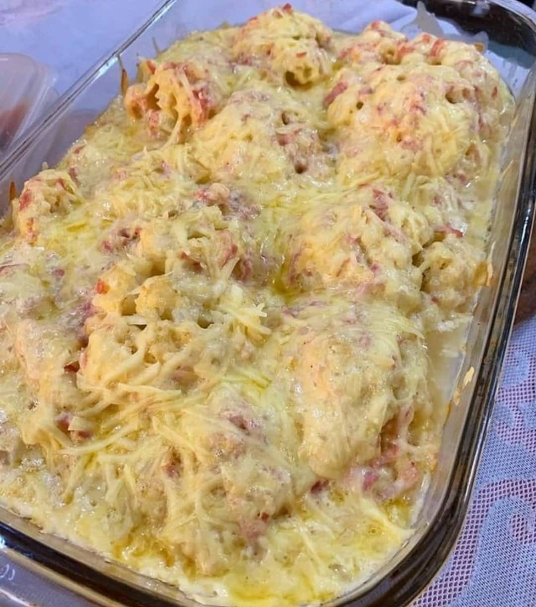 Couve-flor gratinada