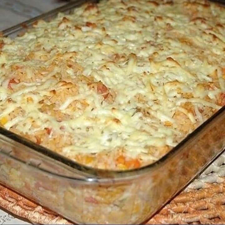 Arroz ao Forno com Purê de Batatas