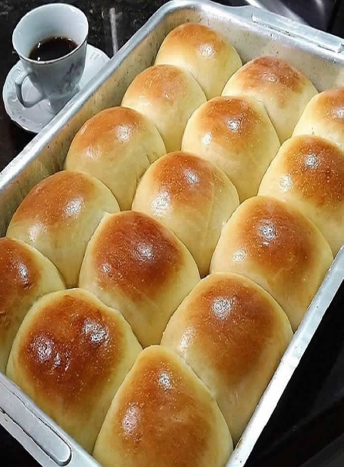 Pão de Leite Caseiro Fofinho