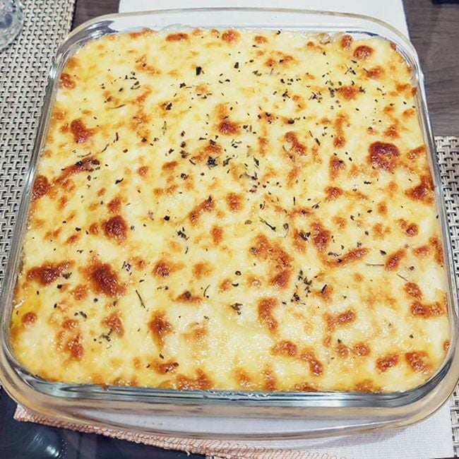 Batata Gratinada no Forno 