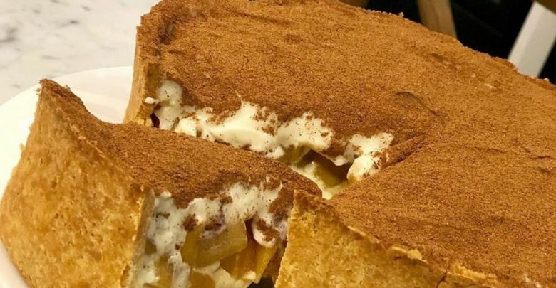 Torta de Maçã com Canela