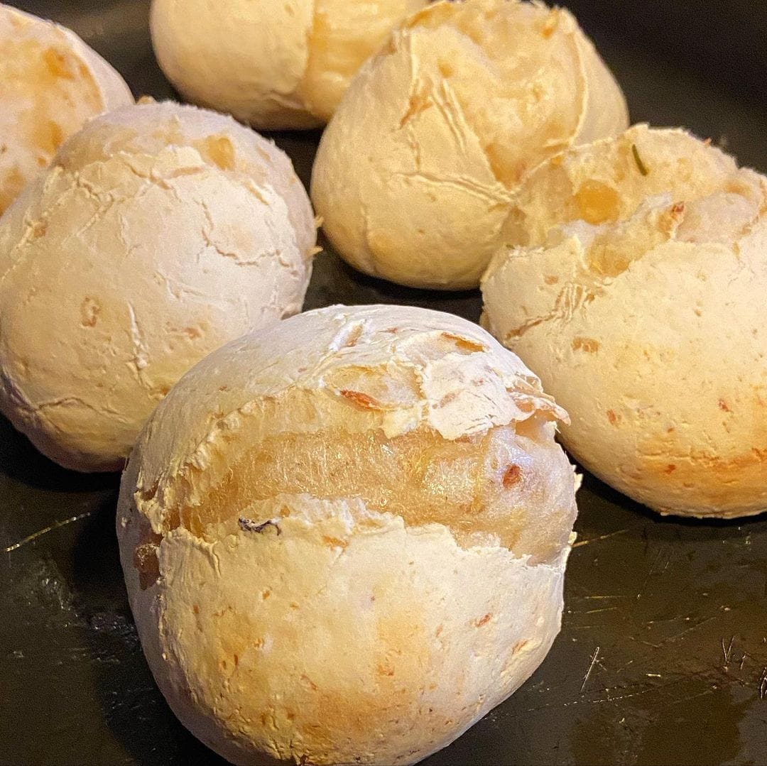 Pão de queijo vegano