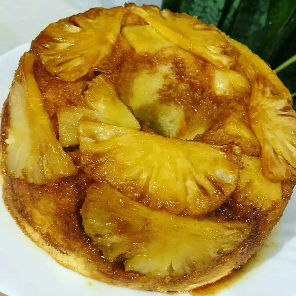 Torta de abacaxi fofinha