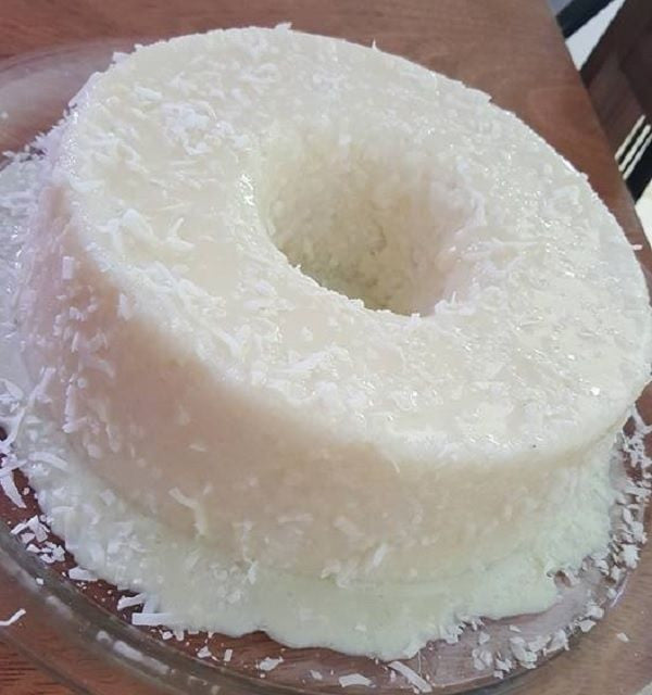 Bolo de tapioca sem forno