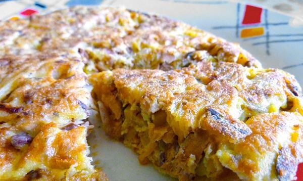 Torta salgada de Batata e Atum