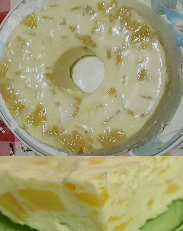 Gelado de Abacaxi fácil e barato