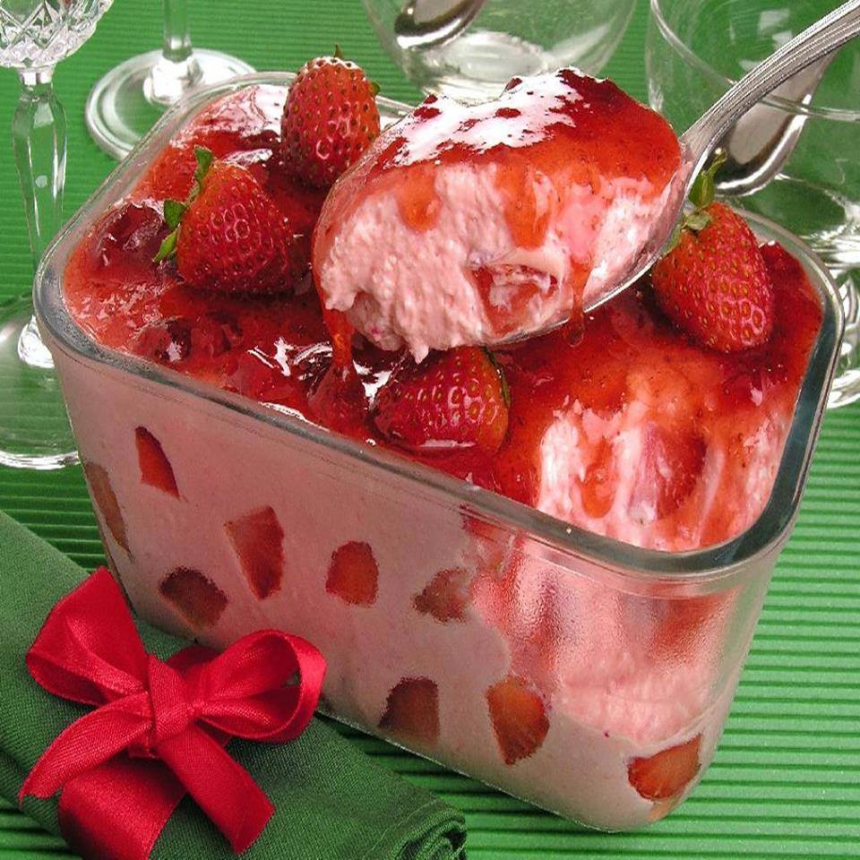 Cremão mousse de morango