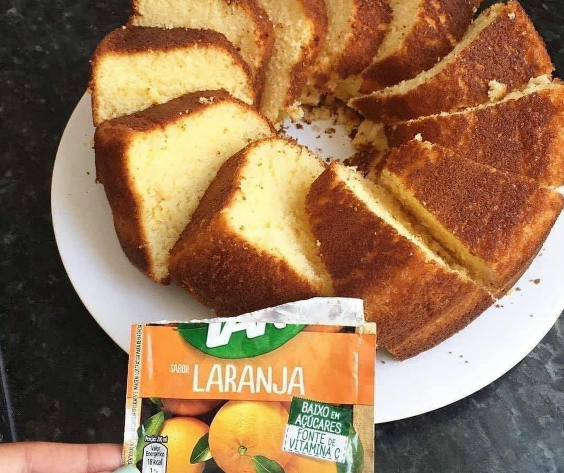 Bolo simples de Laranja