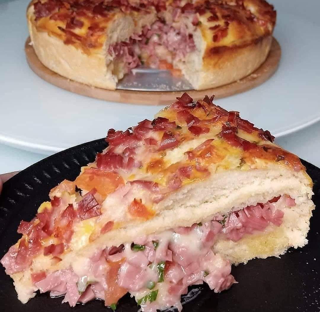 Pastelão de forno (Lanchão de mortadela defumada)