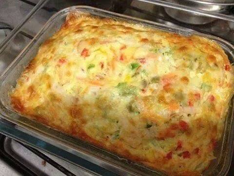 Omelete de Forno sem Óleo