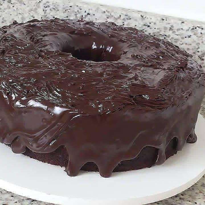 Bolo de chocolate delicioso