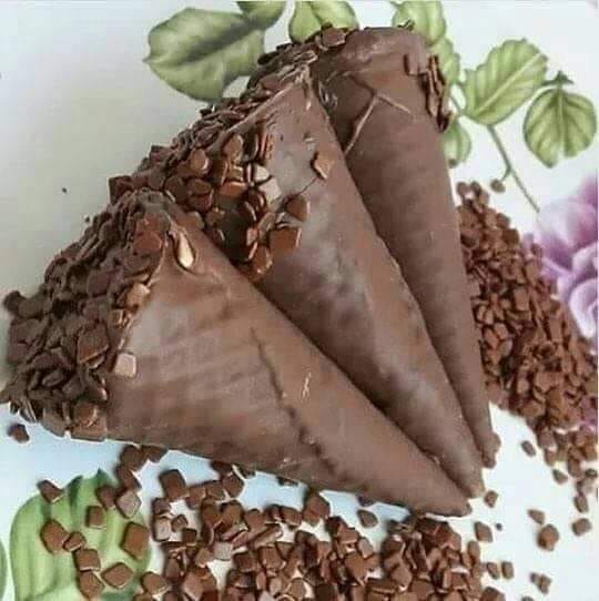 Cone trufado de Chocolate