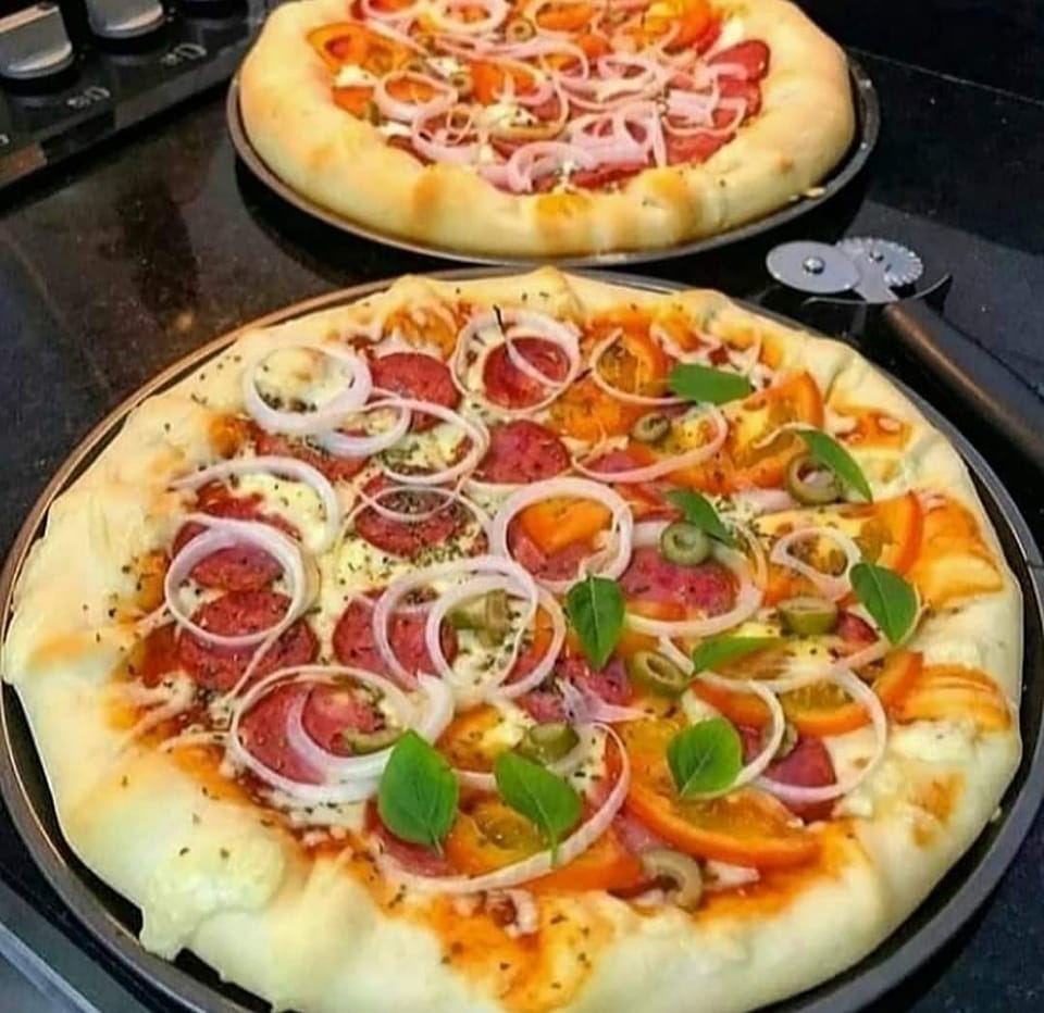 Pizza super fofinha e saborosa
